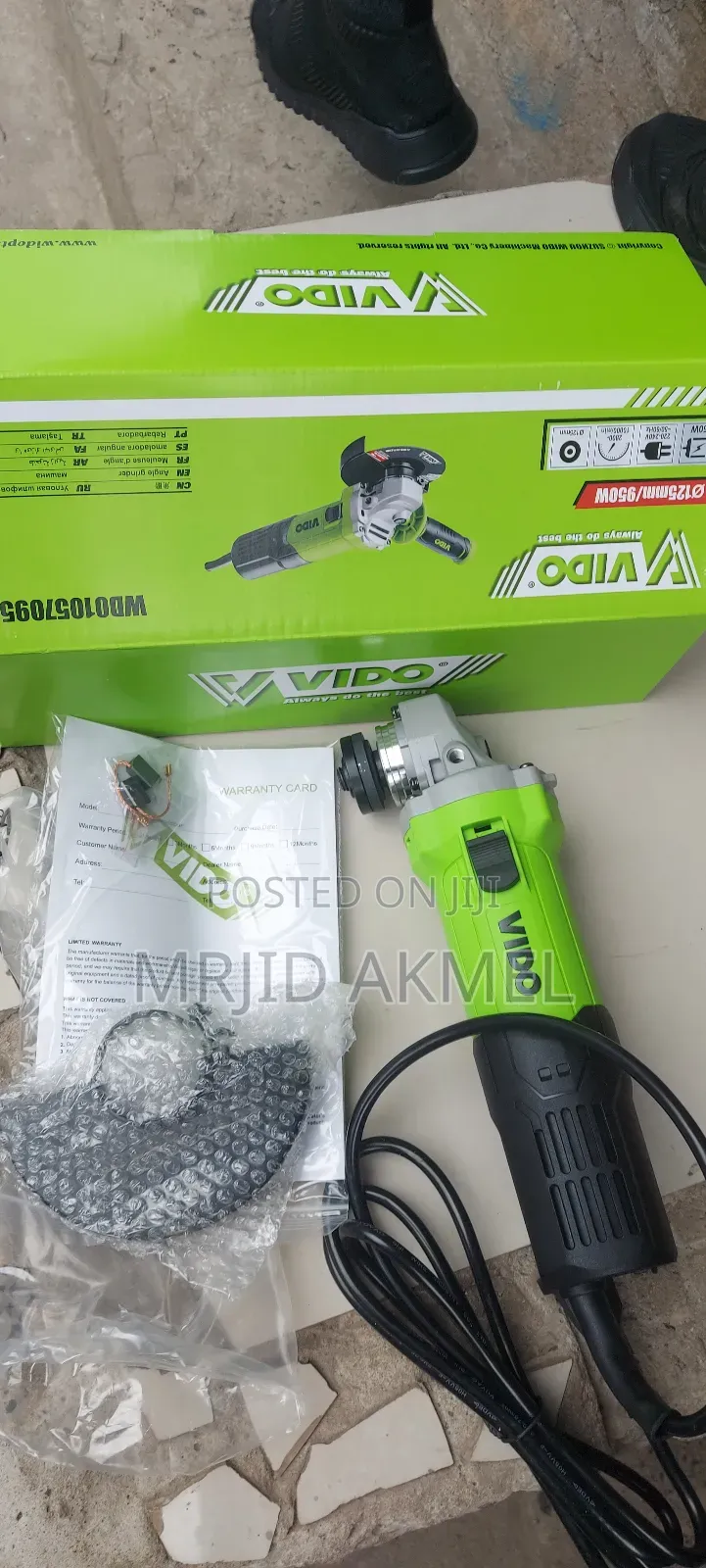 Vido Grinder 950w Seppd መጨመር መቀናሻ ያሉው