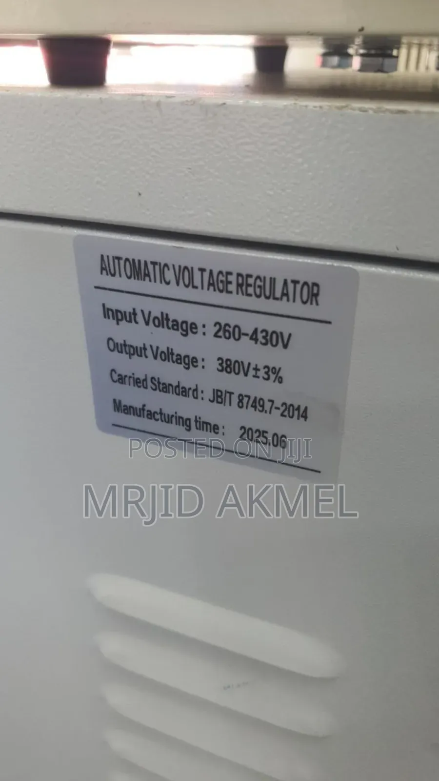 Three Phase Ac Automatic Voltage Regulator 380v