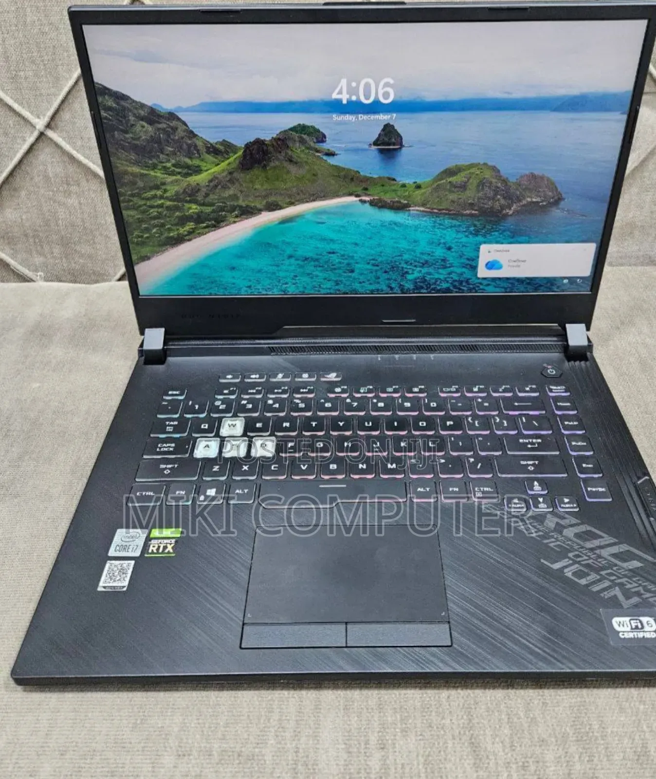 New Laptop Asus ROG Strix G15 16GB Intel Core I7 SSD 512GB