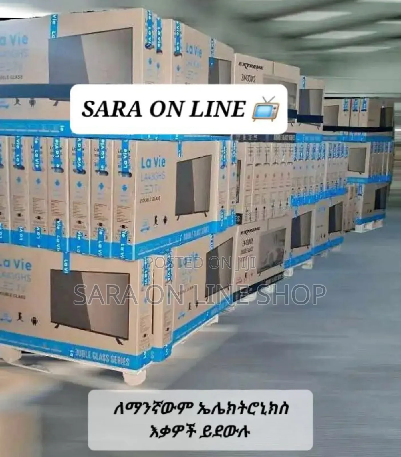 ☆La Vie 43" Led Smart Tv °•Double Glass New 2025 Model °•