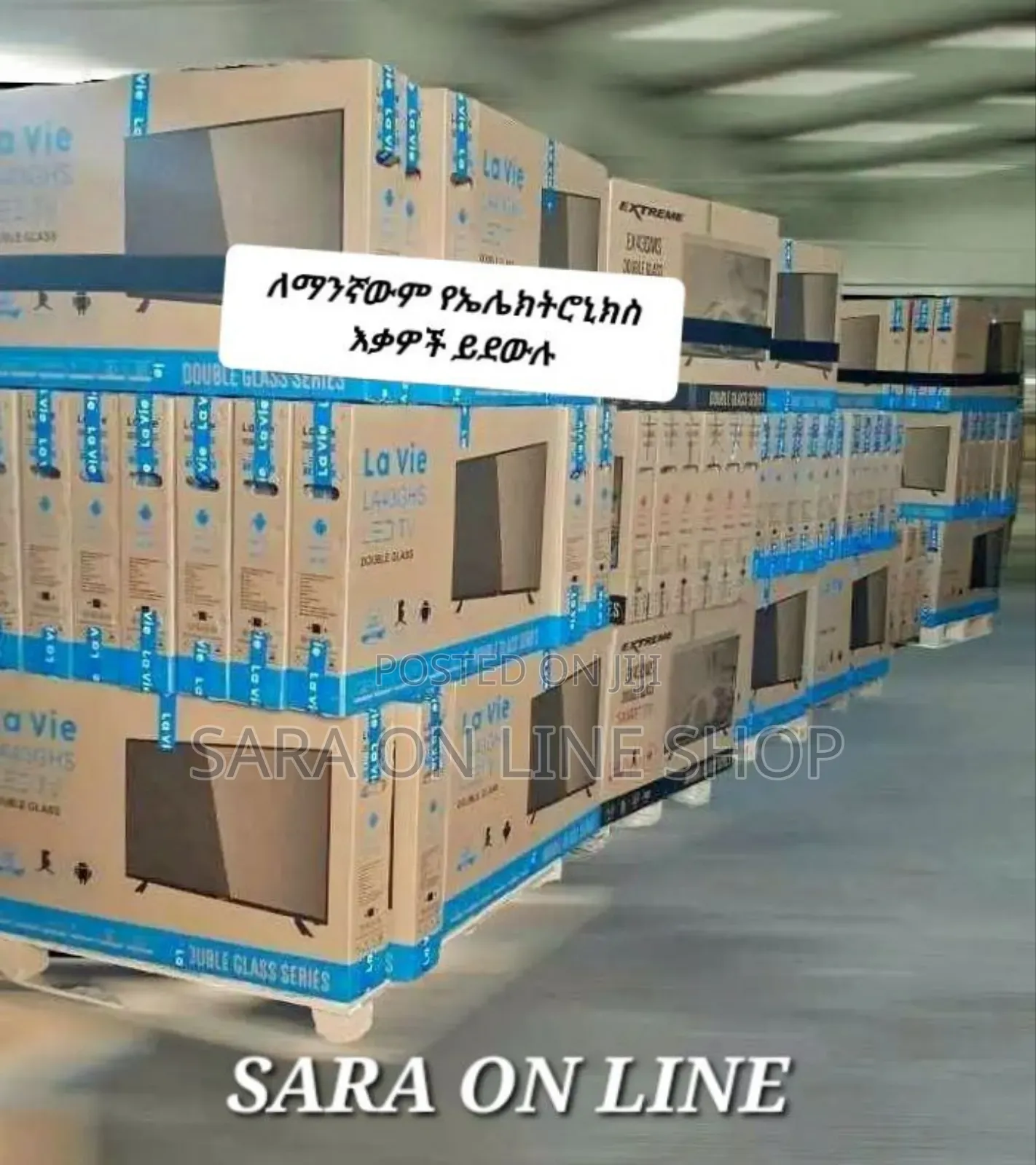 ☆La Vie 43" Led Smart Tv °•Double Glass New 2025 Model °•