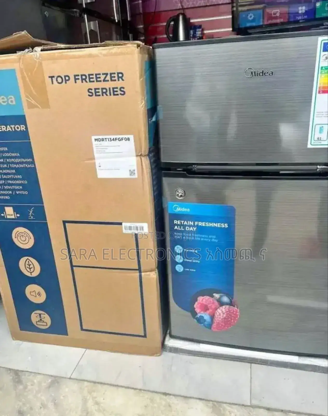 Midea 2doors Mini Orignal Refrigerator 5year Warranty