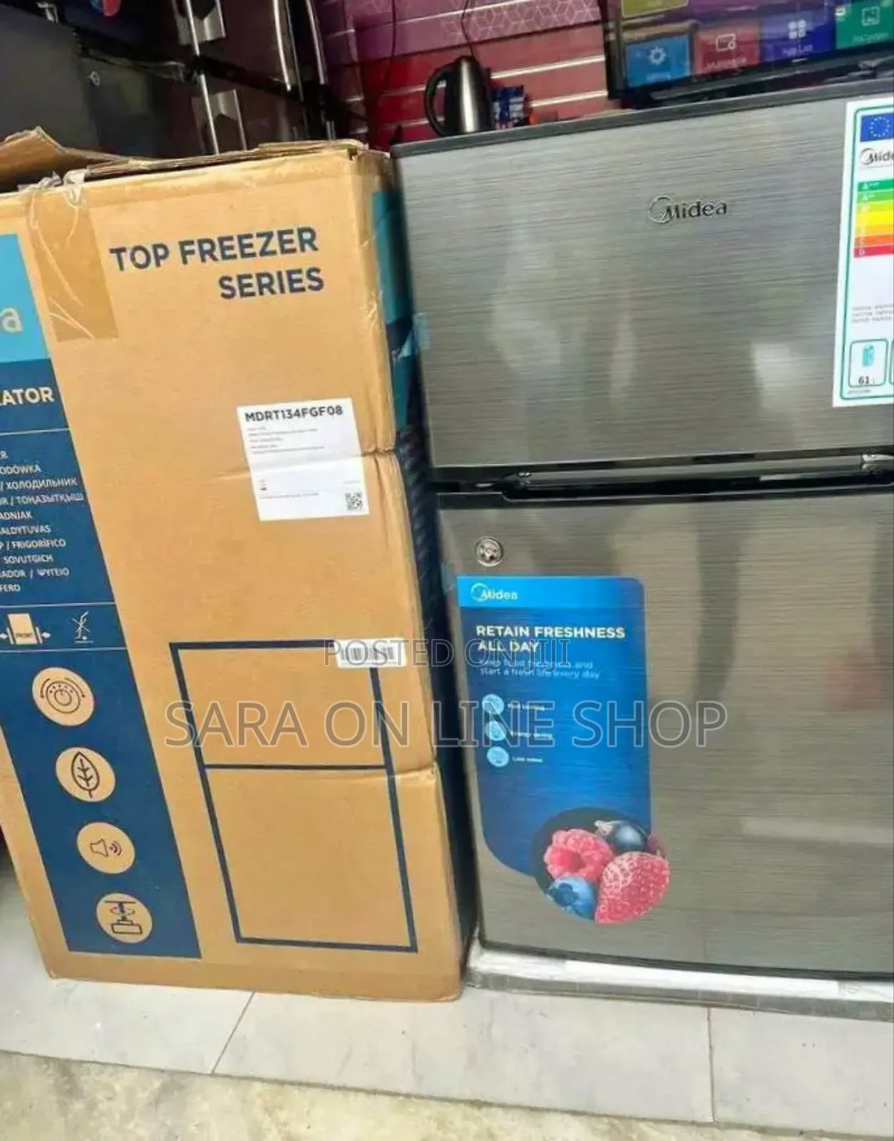 Midea 2doors Mini Orignal Refrigerator 5year Warranty
