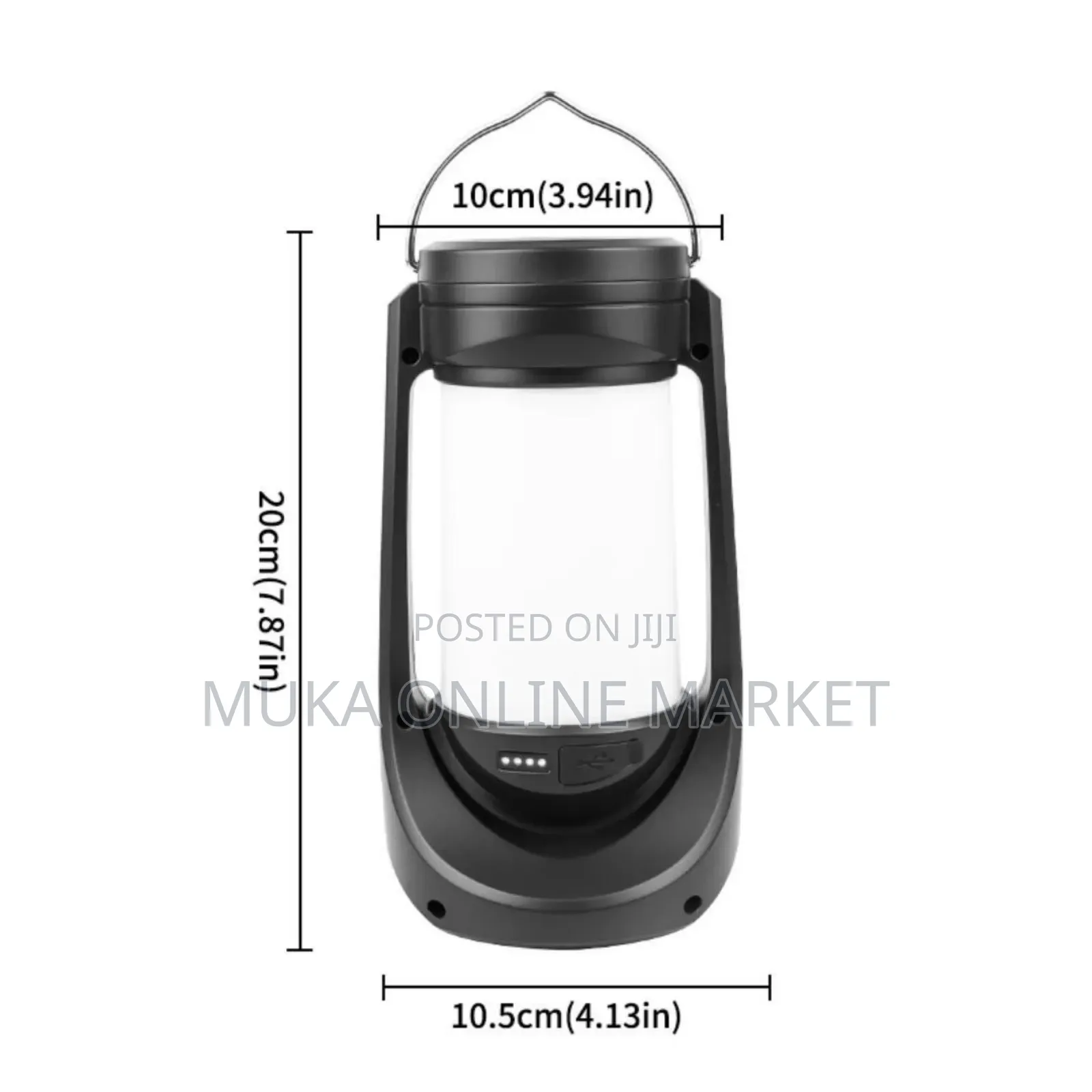 Flickering Solar Camping Light