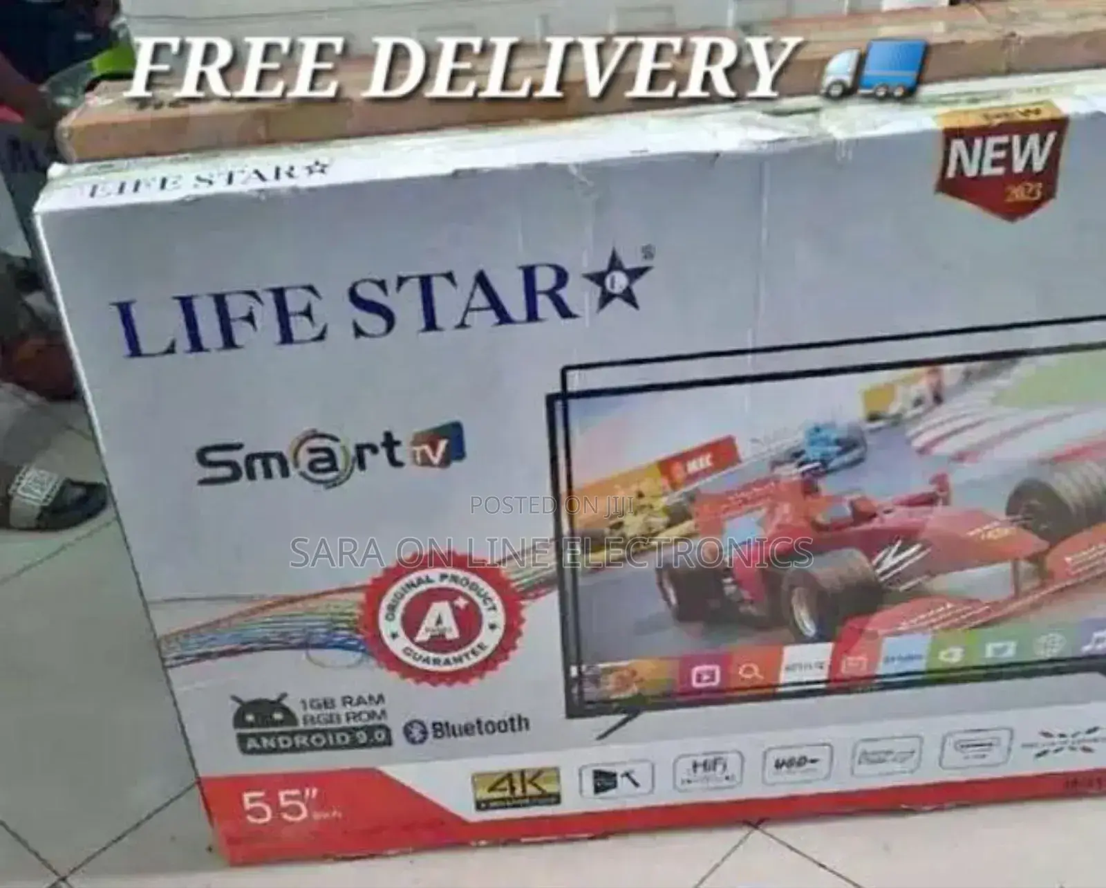 Life Star 55" Android 14.0 Smart Tv New 2025tv Free Delivery
