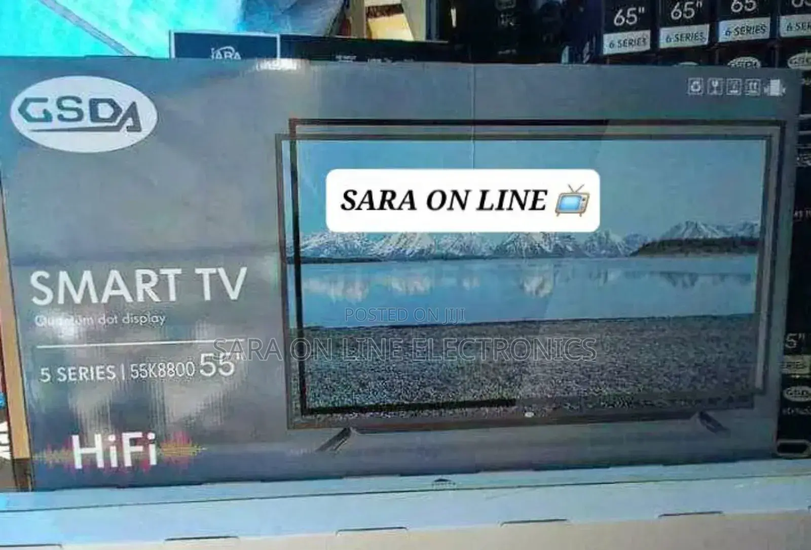 ☆Gsda 55" New Model Smart Tv ☆5year Warranty ☆Free Delivery