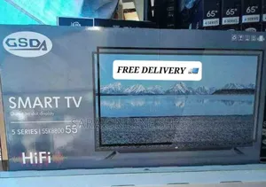 ☆Gsda 55" New Model Smart Tv ☆5year Warranty ☆Free Delivery