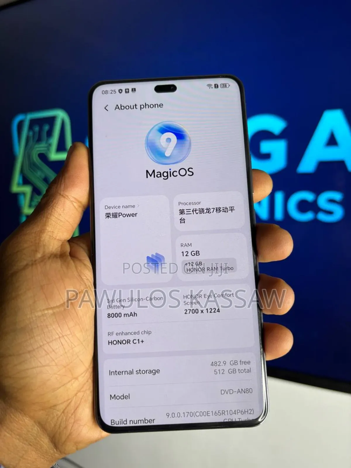 Honor X9c 512 GB Black