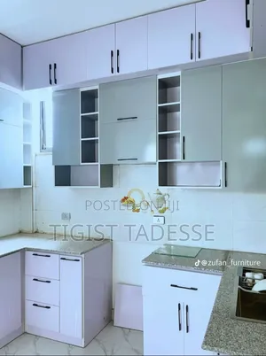 Kitchen Cabinet በውሀ እንዳይበላሽ ዘኮሎው እንጨት