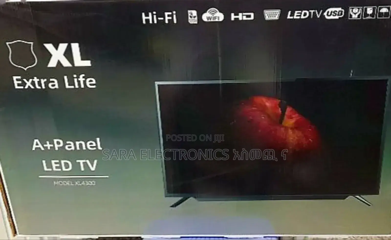 ☆Xl 43" Smart Tv New 2025 ☆Extra Life Double Glass ☆Free Delivery