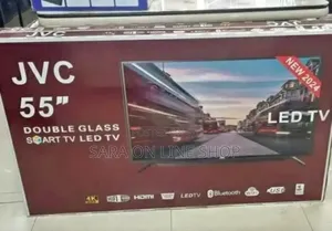JVC 55" Led Smart Tv *Double Glass * Discount Only This Weeks
