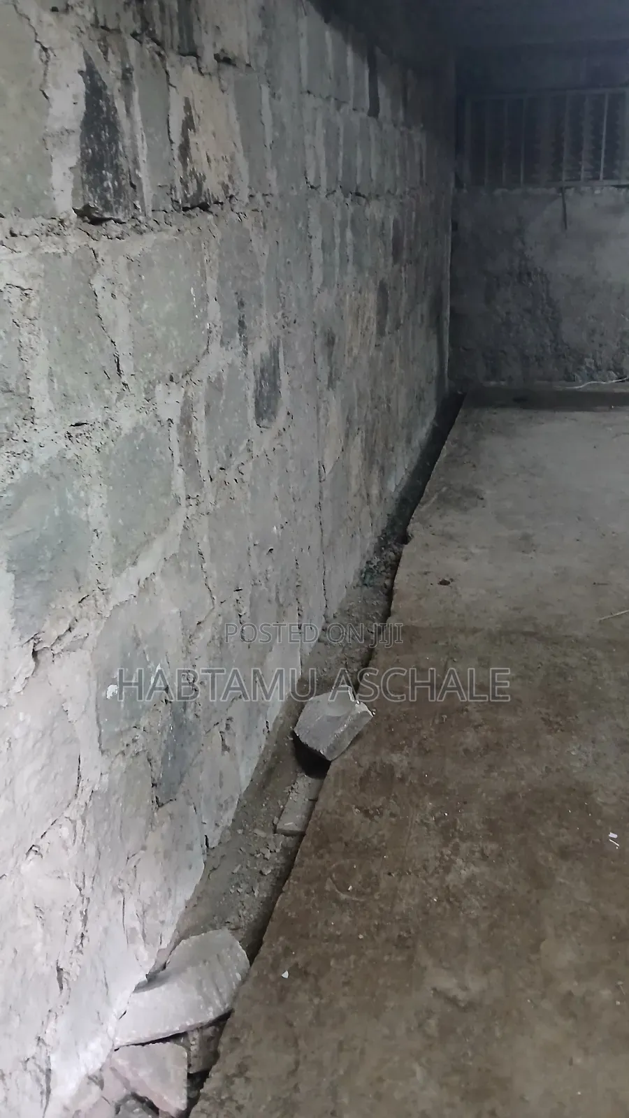 # ገርጅ መብራት ሀይል የሚከራይ መጋዝን ለስቶር 60 ካሬ 35,000ብር ቤዝመንት ውስጥ