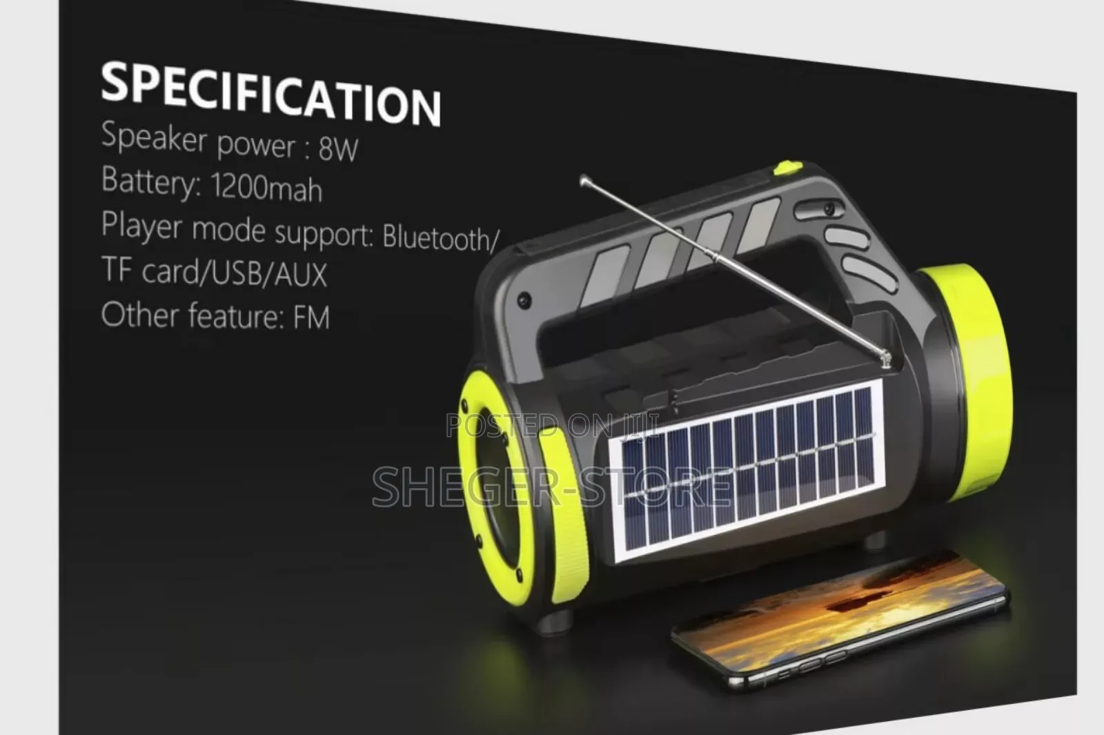 Lpv36 Solar Wireless Speaker—A Perfect Blend of Advanced Technology