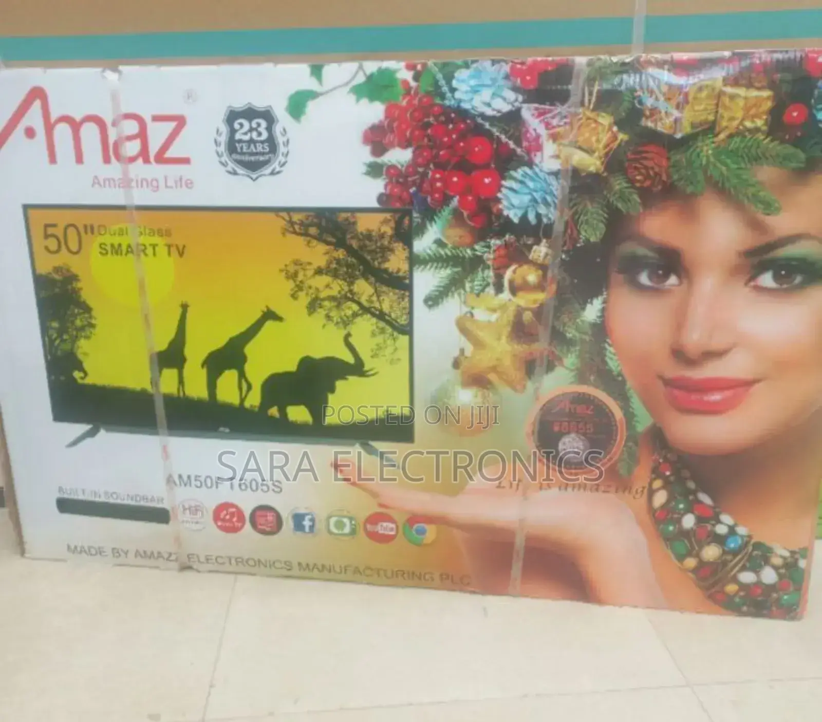 ♤♤Amaz 50" Uhd Smart Tv ♤New Model ♤ 5year Warranty