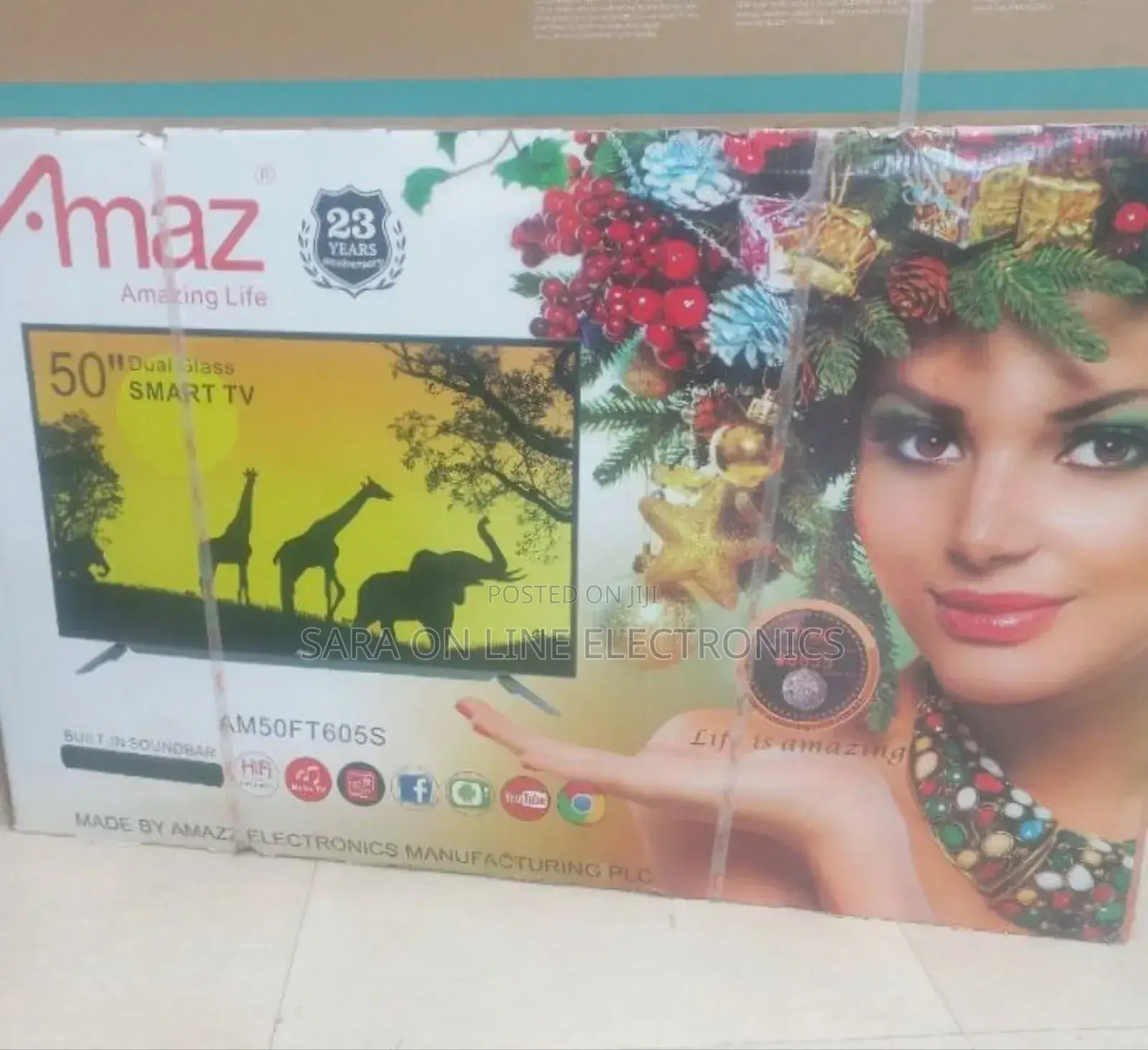♤♤Amaz 50" Uhd Smart Tv ♤New Model ♤ 5year Warranty