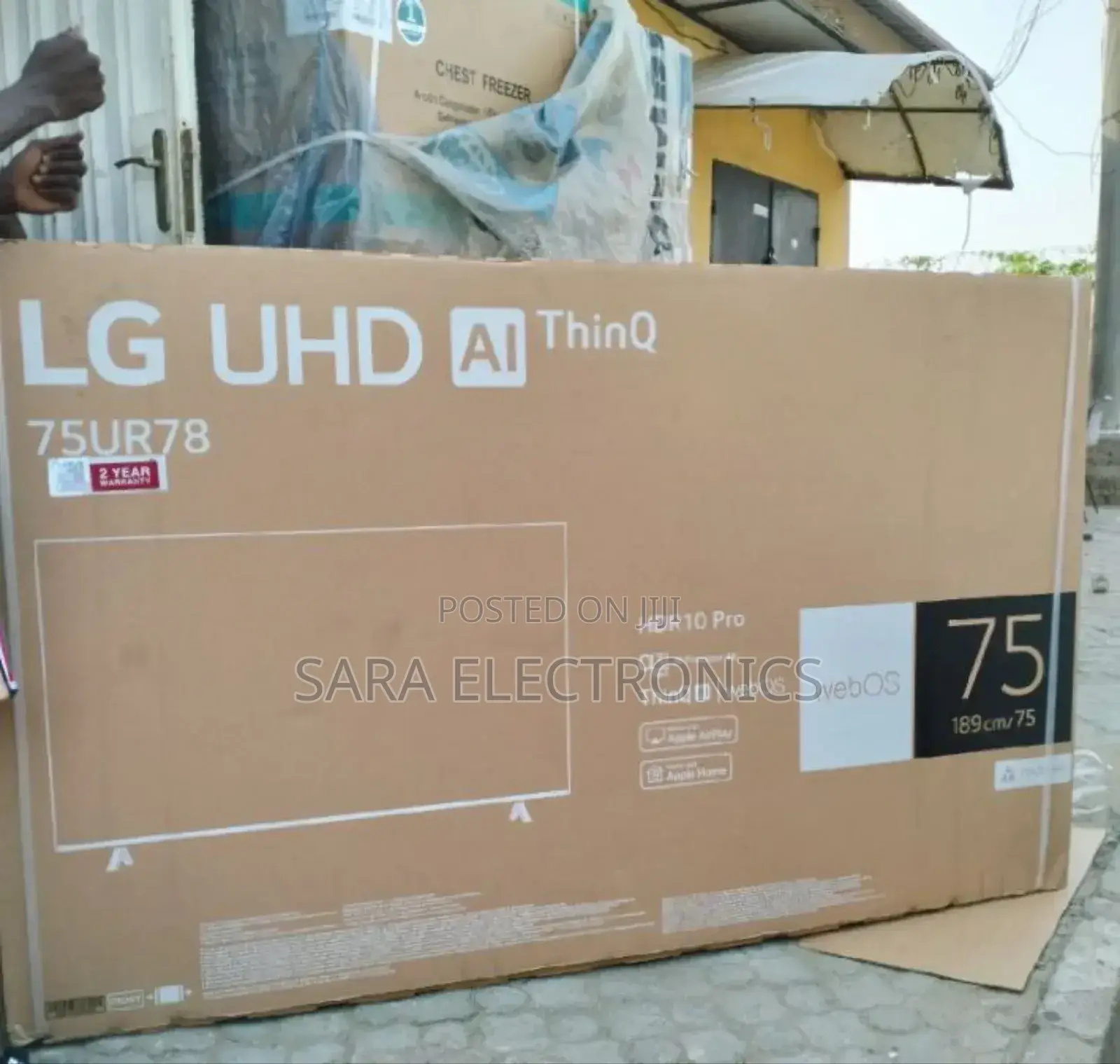 Lg 75" Uhd Webos Android Tv *Model 75ur78* Free Delivery