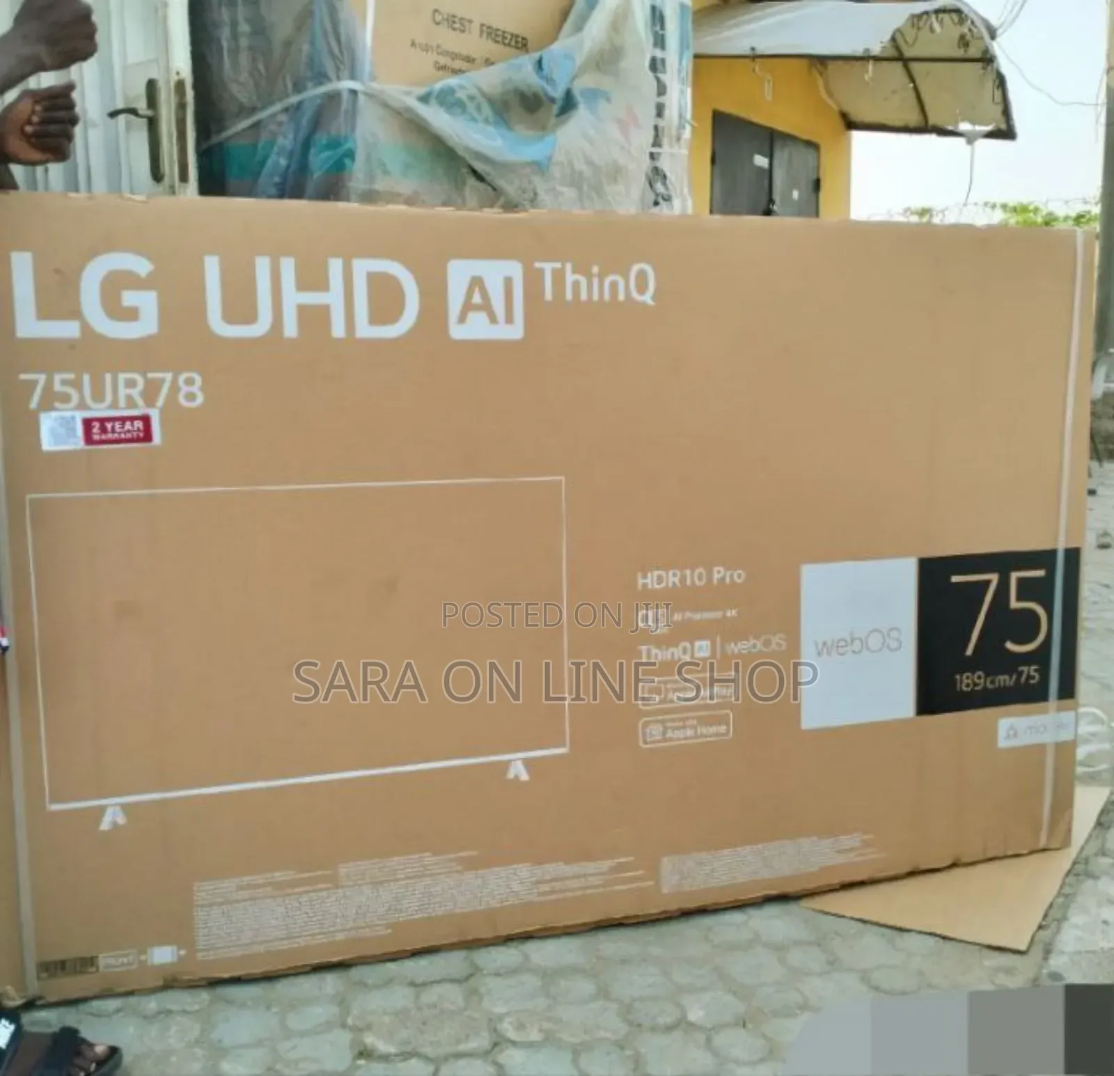 Lg 75" Uhd Webos Android Tv *Model 75ur78* Free Delivery