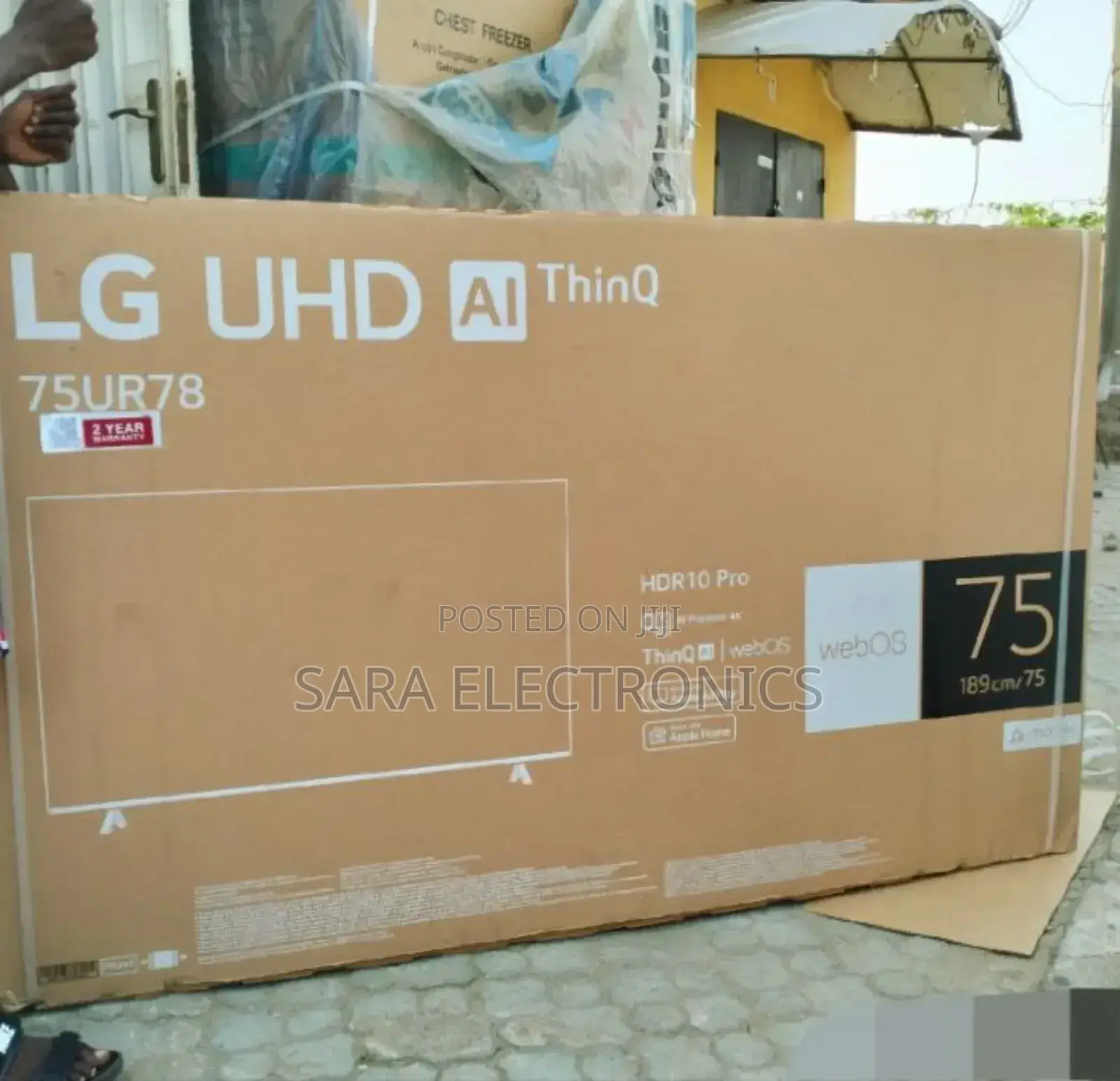 Lg 75" Uhd Webos Android Tv *Model 75ur78* Free Delivery