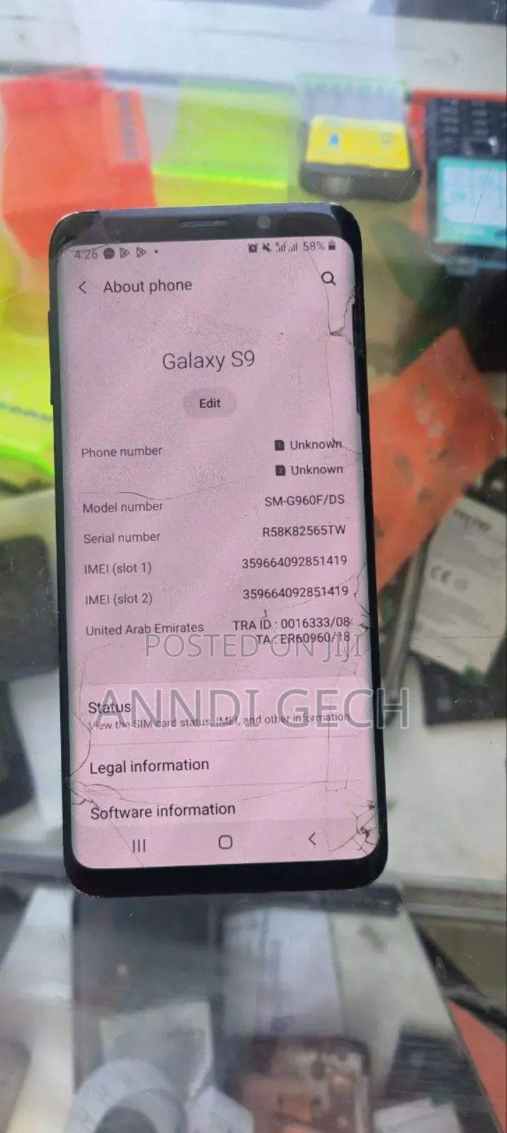 Samsung Galaxy S9 64 GB Black