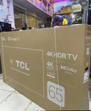Tcl 65" HDR Google Smart Tv New 2025 Free Delivery