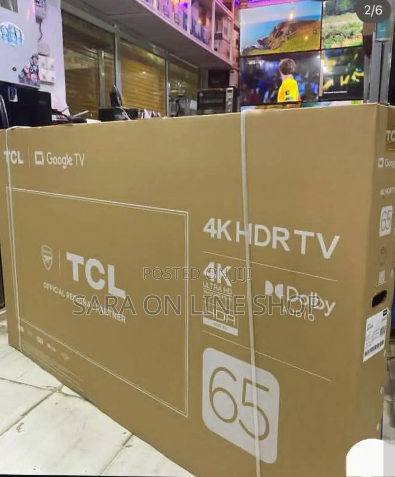 Tcl 65" HDR Google Smart Tv New 2025 Free Delivery