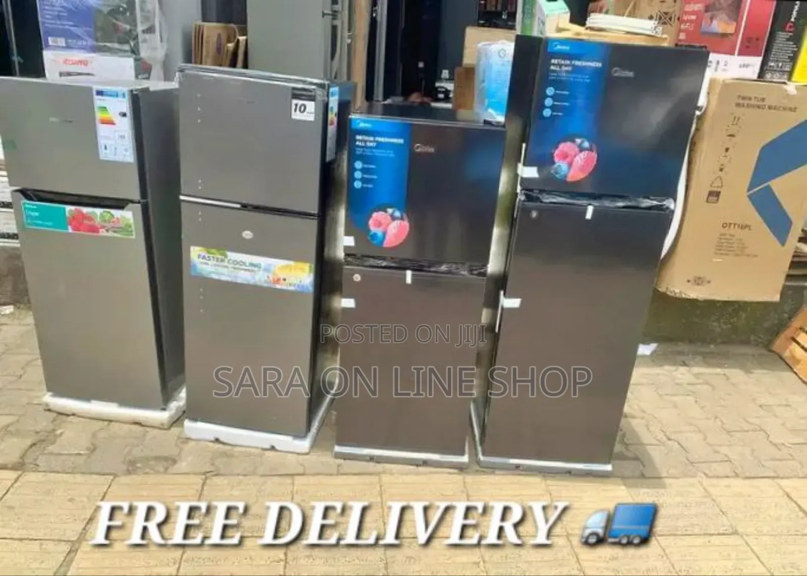☆Midea 270 Liters Orignal Refrigerator ☆3year Warranty