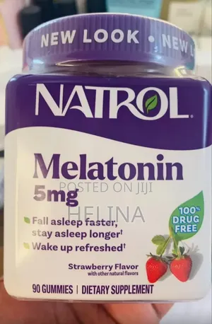 Photo - Natrol Melatonin Gummies, 5mg (90 Gummies) Fall Asleep Faster