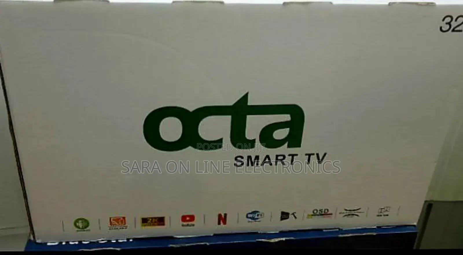 $◆Octa 32" Uhd Smart Tv ◆Free Delivery ◆5year Warranty