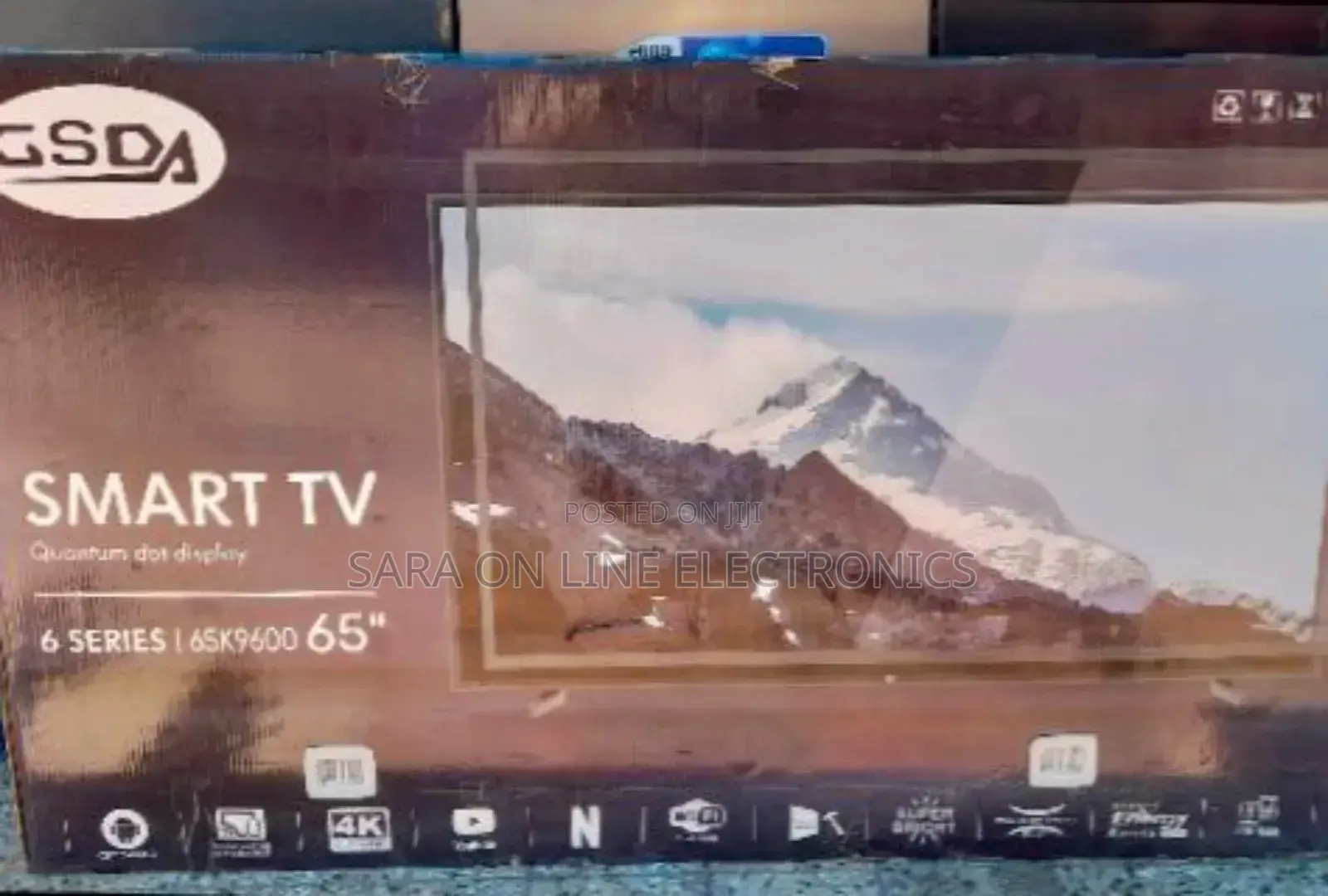 Gsda 65" 6 Series Tv Double Glass Free Delivery