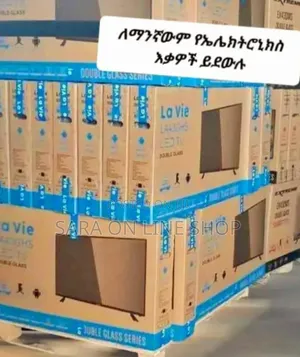 ☆La Vie 43" Led Smart Tv °•Double Glass New 2025 Model °•