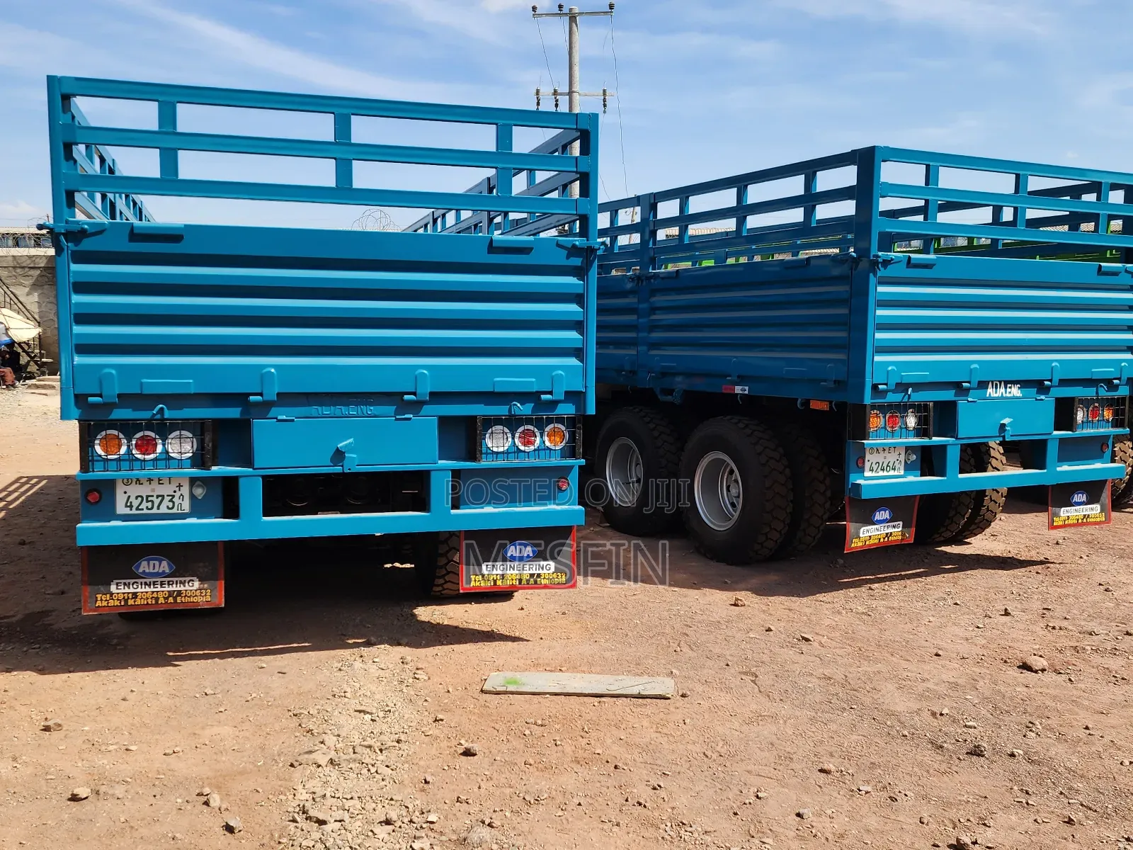 የሚከራይ 2025 Tesabi ተሳቢ