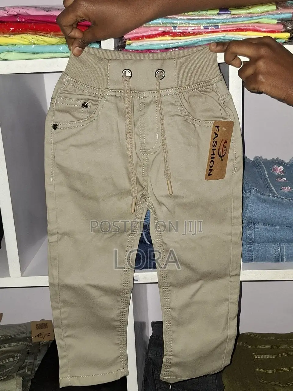 Boys ጨርቅ ካኪ