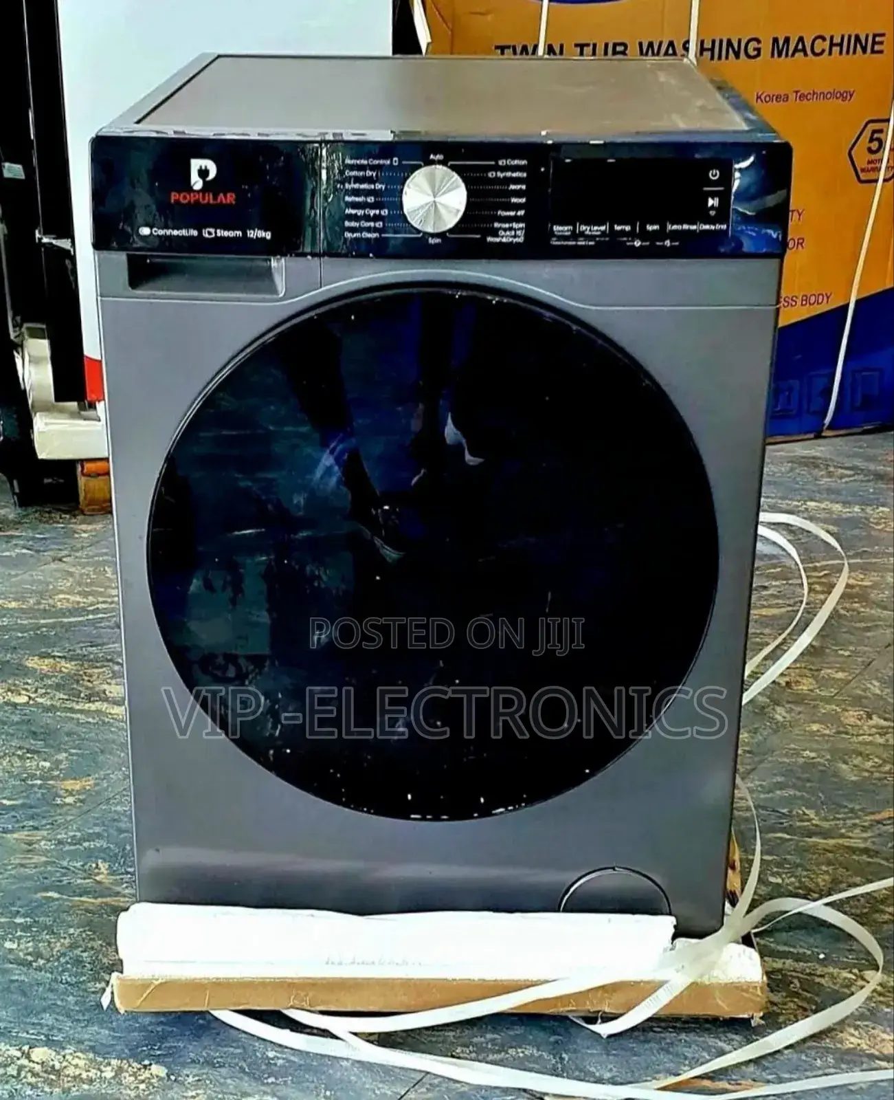 Popular Automatic Washing Machine 12/8kg Wash End Dryer