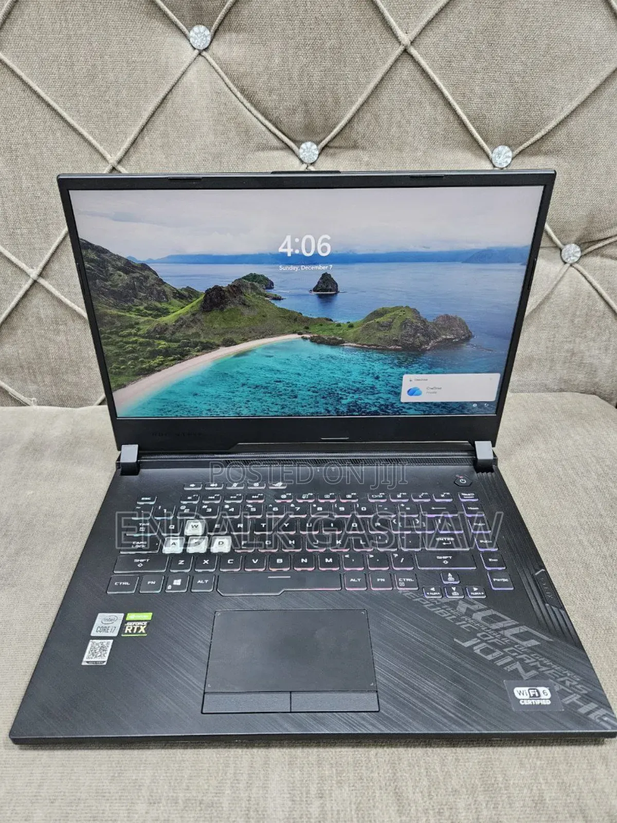 New Laptop Asus ROG Strix G15 16GB Intel Core I7 SSD 512GB