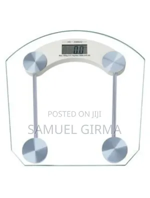 Photo - Measuring Body Weight Or Mass Digital Electronical Personal Scale