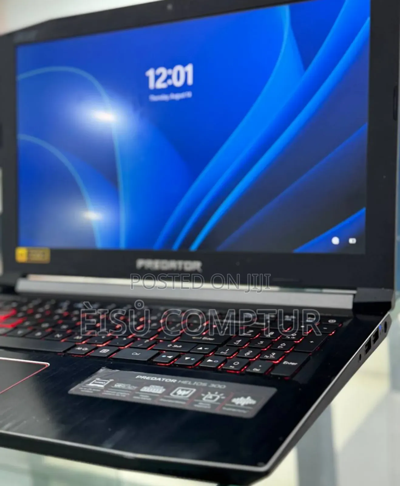 New Laptop Acer Predator 15 16GB Intel Core i7 SSD 256GB