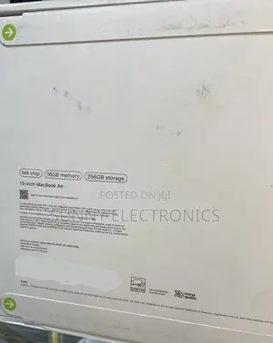 New Laptop Apple MacBook Air 2025 M4 13-Inch 16GB Apple M4 SSD 256GB