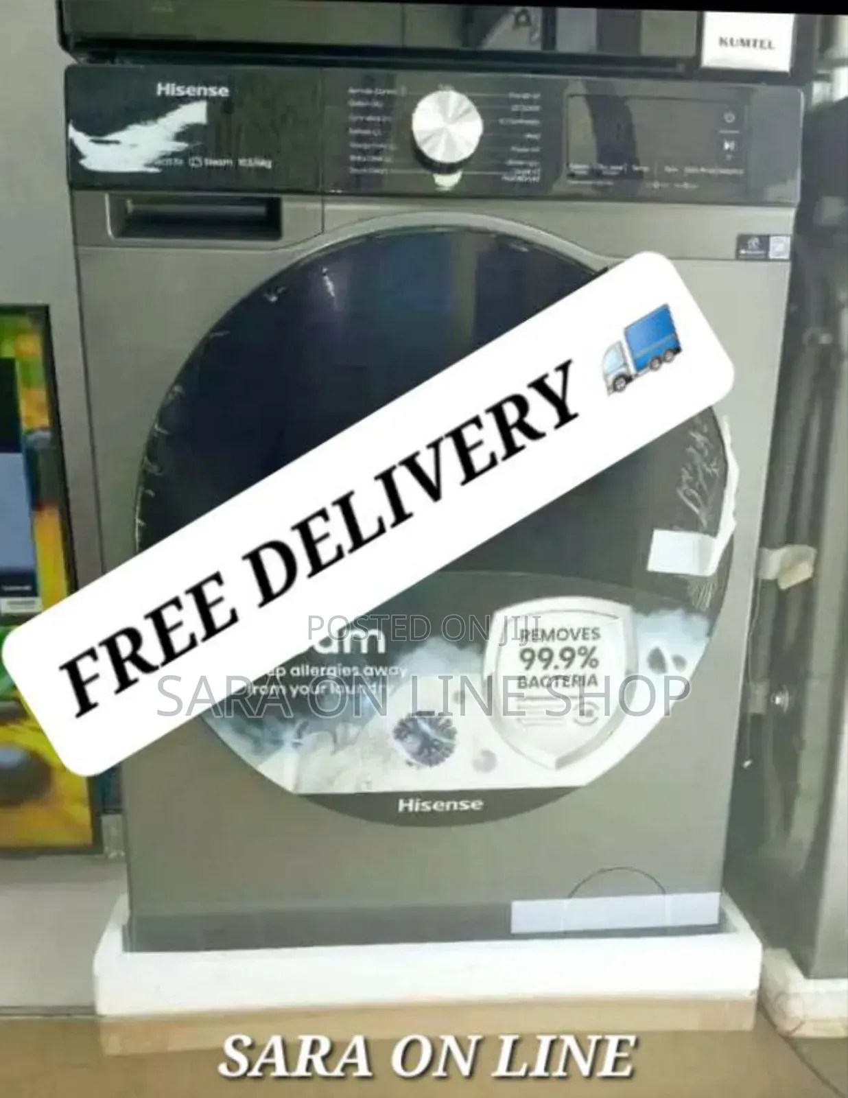 ■Samsung 12/8kg Auto-Matice Orignal Washing Machine ■Free Delivery