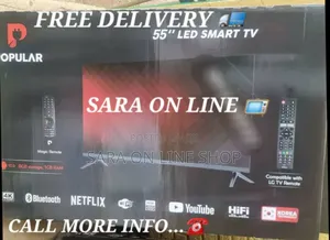 Photo - ¤¤Popular 55" Led Smart Tv ¤New Model ¤5year Warranty