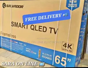■Salvador 65" Qled Fram Less Ultra Uhd Tv
