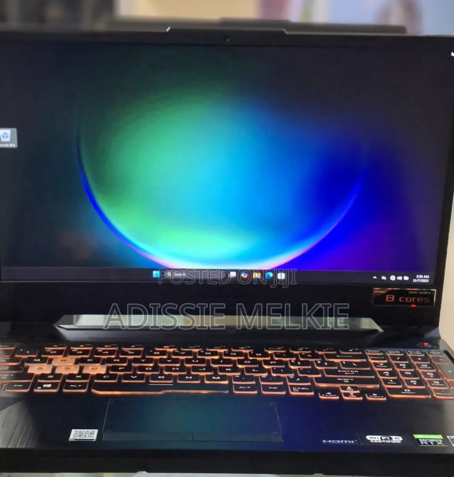 New Laptop Asus TUF Gaming A15 16GB AMD Ryzen 7 SSD 512GB