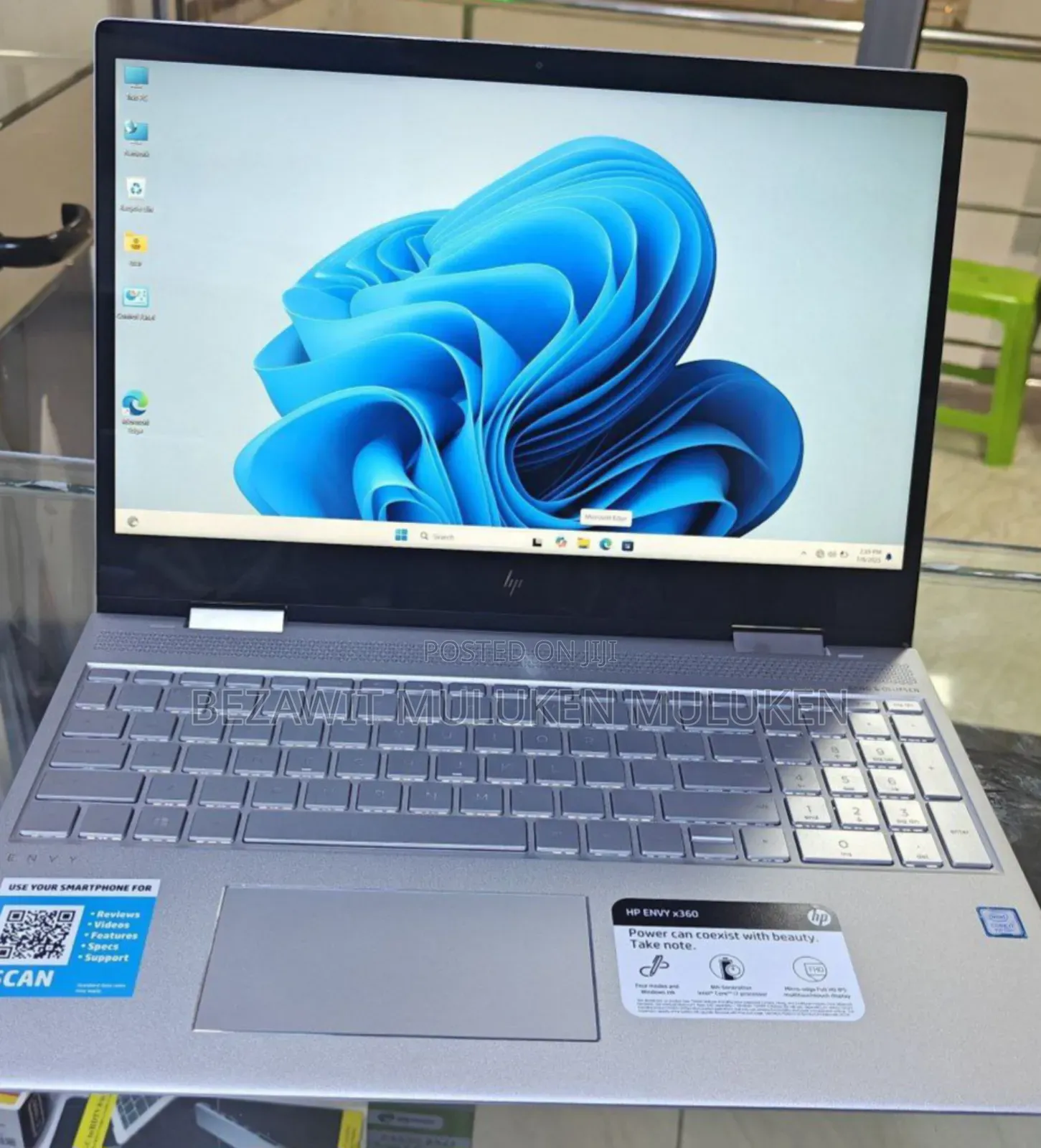 New Laptop HP Envy X360 16GB Intel Core I7 SSD 512GB