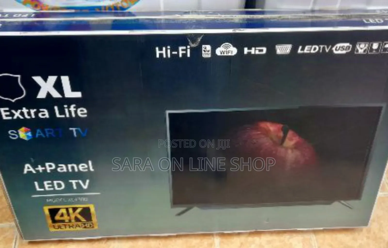 ☆Xl 43" Extra Life Double Glass Led Smart Tv ☆New Model ☆