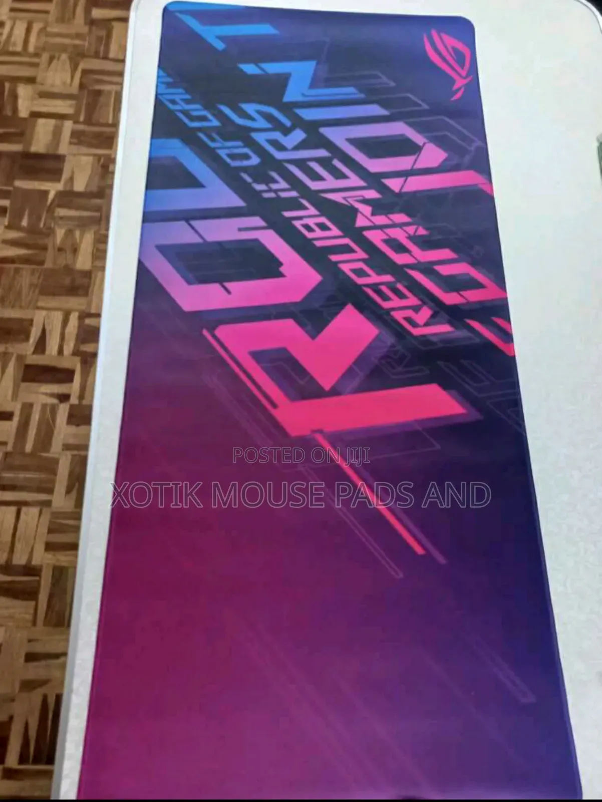 Asus Republic Of Gamers (Rog) Themed Gaming Mouse Pad - Desk Mat