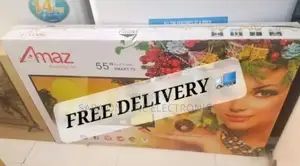 ◆Amaz 55" Smart Tv ◇New Model ◇10year Warranty