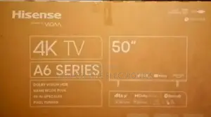 ■Hisence 50" a-6 Series Tv New 2025 Model ■ Free Delivery