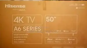 ■Hisence 50" a-6 Series Tv New 2025 Model ■ Free Delivery