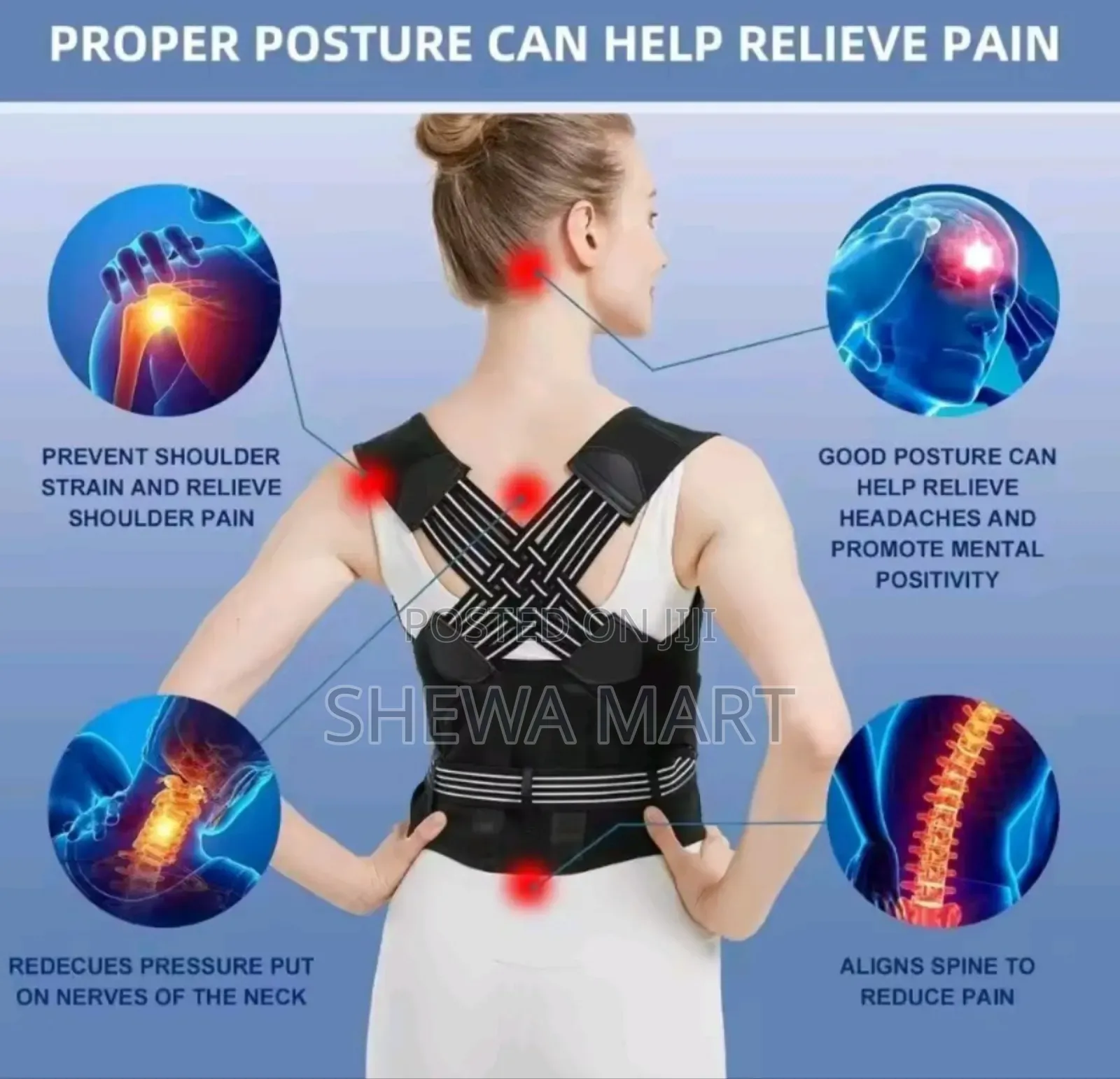 Hunchback Corrector, Invisible Body Correction Strap For Teens And Ad