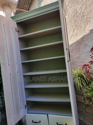 Used Shoe Rack and Mirror