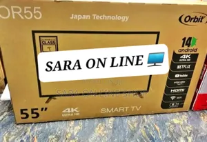 Orbit 55" Uhd Tv New 2025 Model Free Delivery